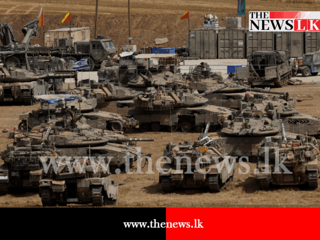 ගාසා නගරය අල්ලන්න ඊශ්‍රායල හමුදාව ගමනේ