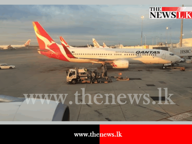 බාලි දූපත් බලා ගිය ගුවන් ගමනේ ගින්නක්