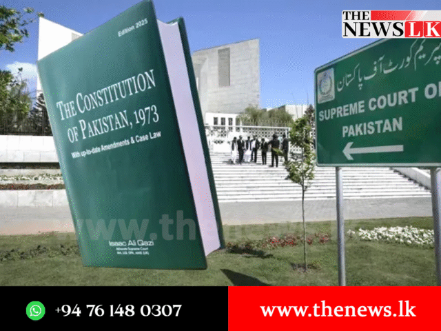 ව්‍යවස්ථා සංශෝ­ධ­න­ එපා පාකි­ස්තා­නයේ ශ්‍රේෂ්ඨා­ධි­ක­රණ විනි­සු­රුවෝ  ඉල්ලා අස්වෙති